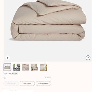 Brooklinen King Size Duvet & Pillow Shams